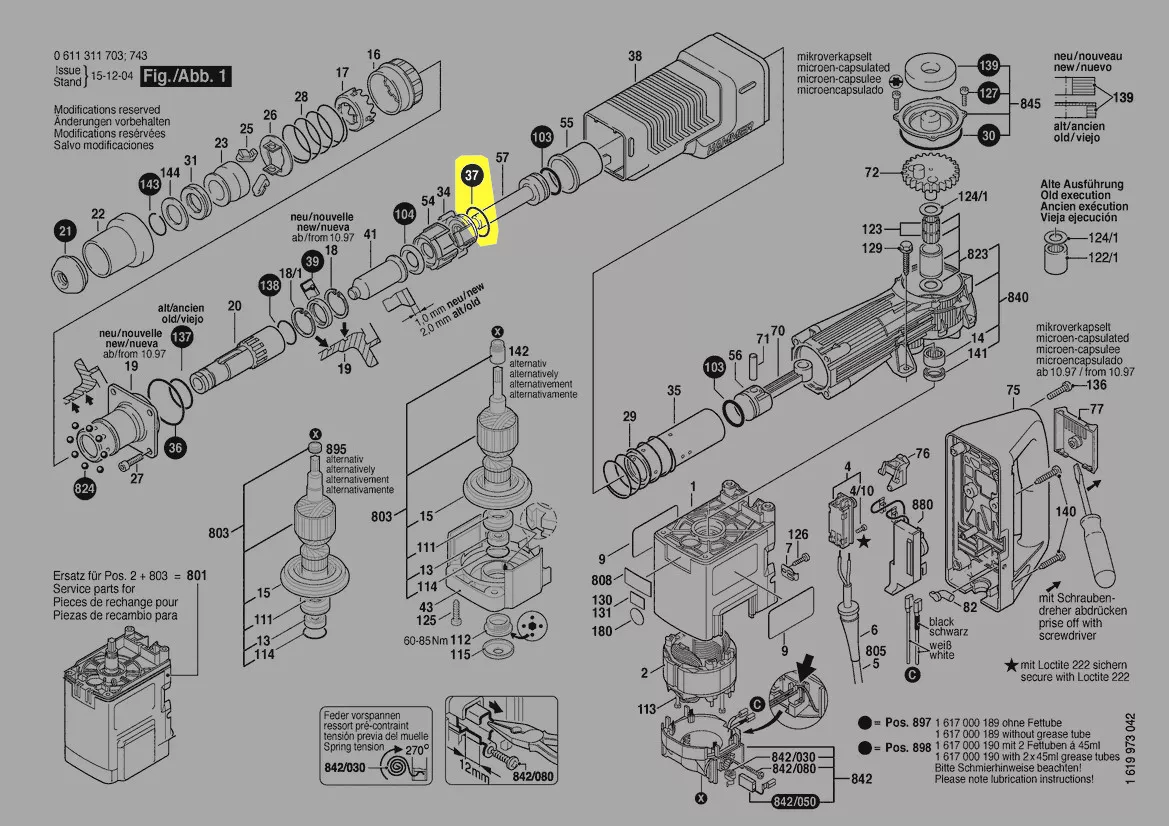 Joint torique réf. 1 610 210 128 Bosch